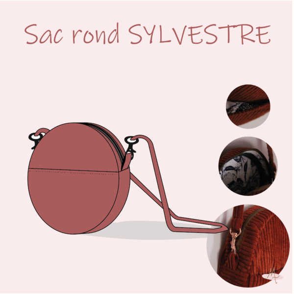 Sac Rond Sylvestre - Patron PDF