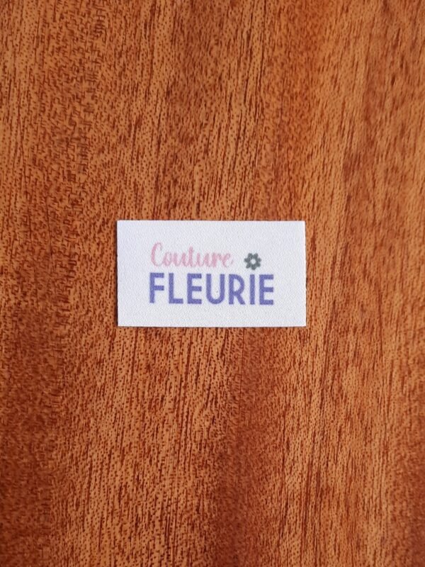 Etiquettes à coudre_Fleurs (lot de 4) – Image 2