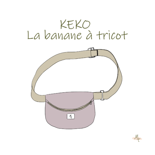 Banane à Tricot Kéko - Patron PDF